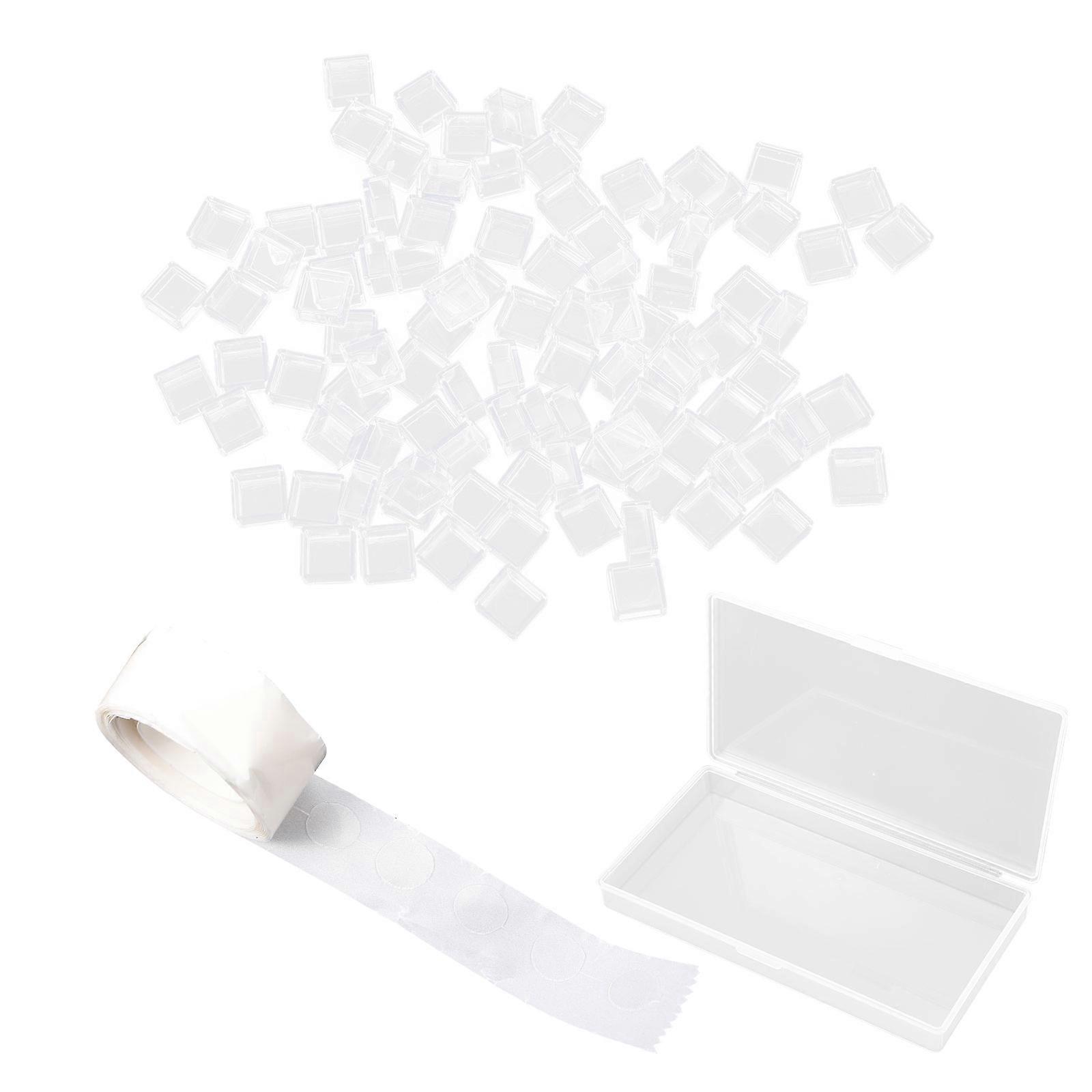 Transparent Pigment Storage Box for Watercolor Palettes Practical 1Set