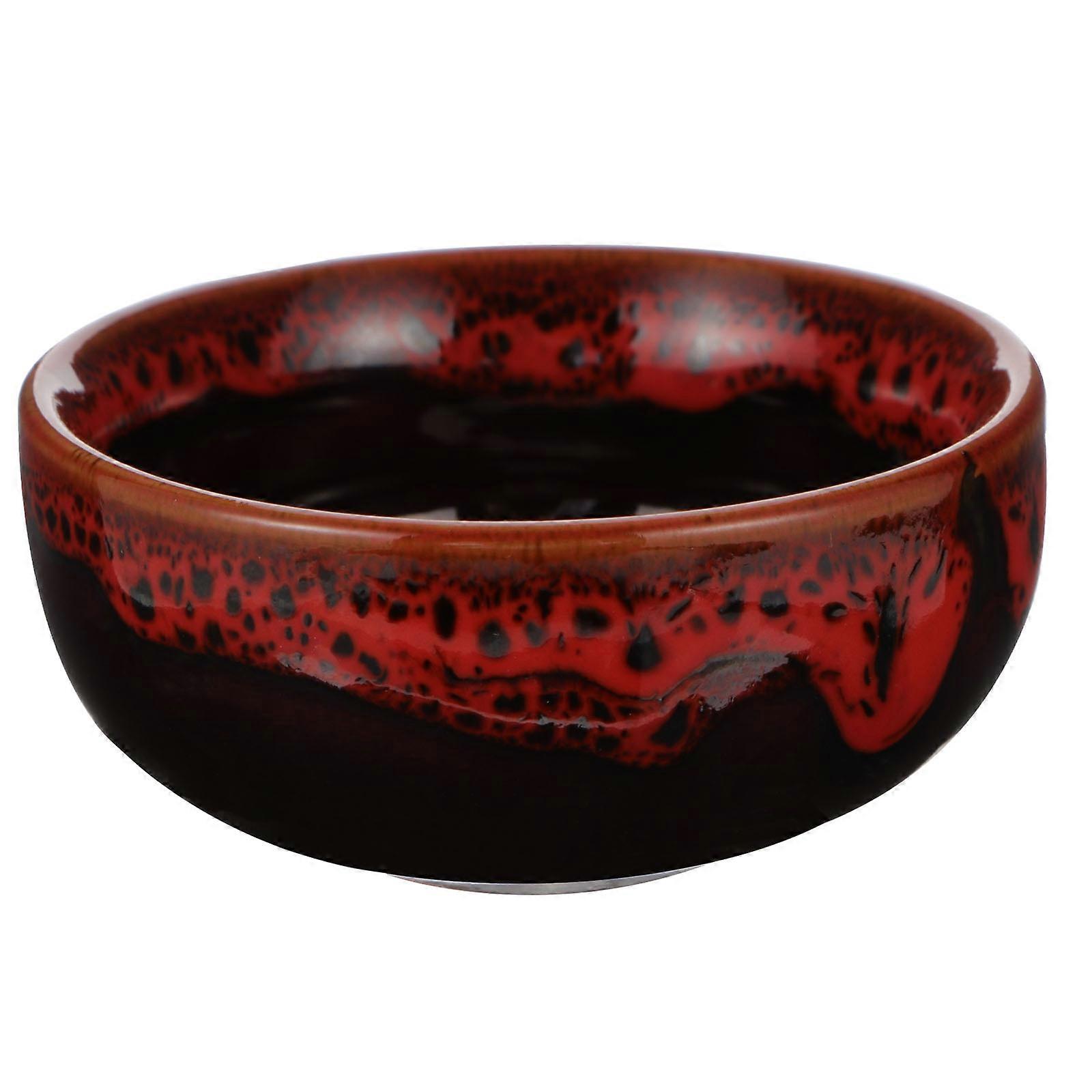 Ceramic Ink Plate Calligraphy Ink Dish for Study Stationery