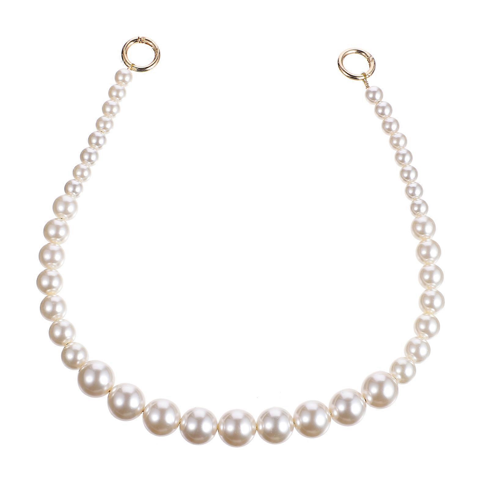 Pearl Chain Strap Bag Chain Strap Replacement for Handbag 1Pcs Lightweight Accessory