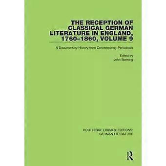 The Reception Of Classical German Literature In England 1760-1860 Volume 9 - Taylor & Francis Ltd - Paperback - English Book