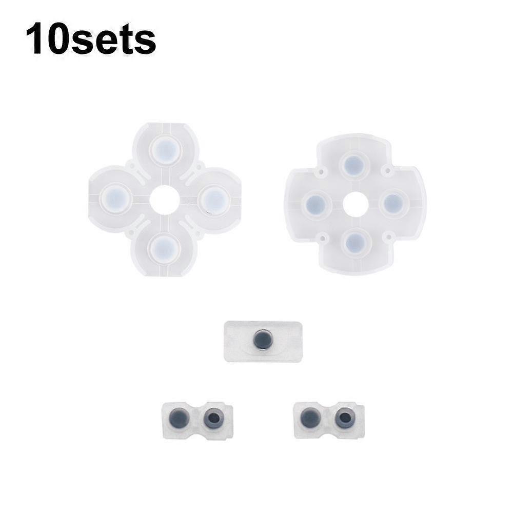 Gamepad Conductive Rubber Button Soft Pad For PS4 10sets 2.0