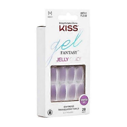 KISS Products Fantasy False Nails Quince Jelly, 28 Count (Case Of 2)