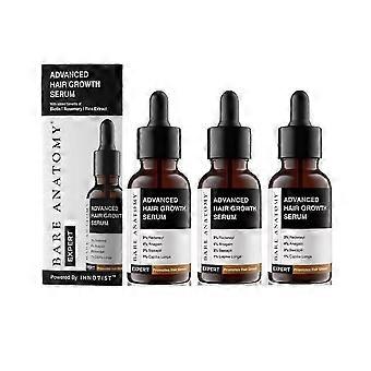 3x Siero avanzato per la crescita dei capelli Bare Anatomy - 30 ml