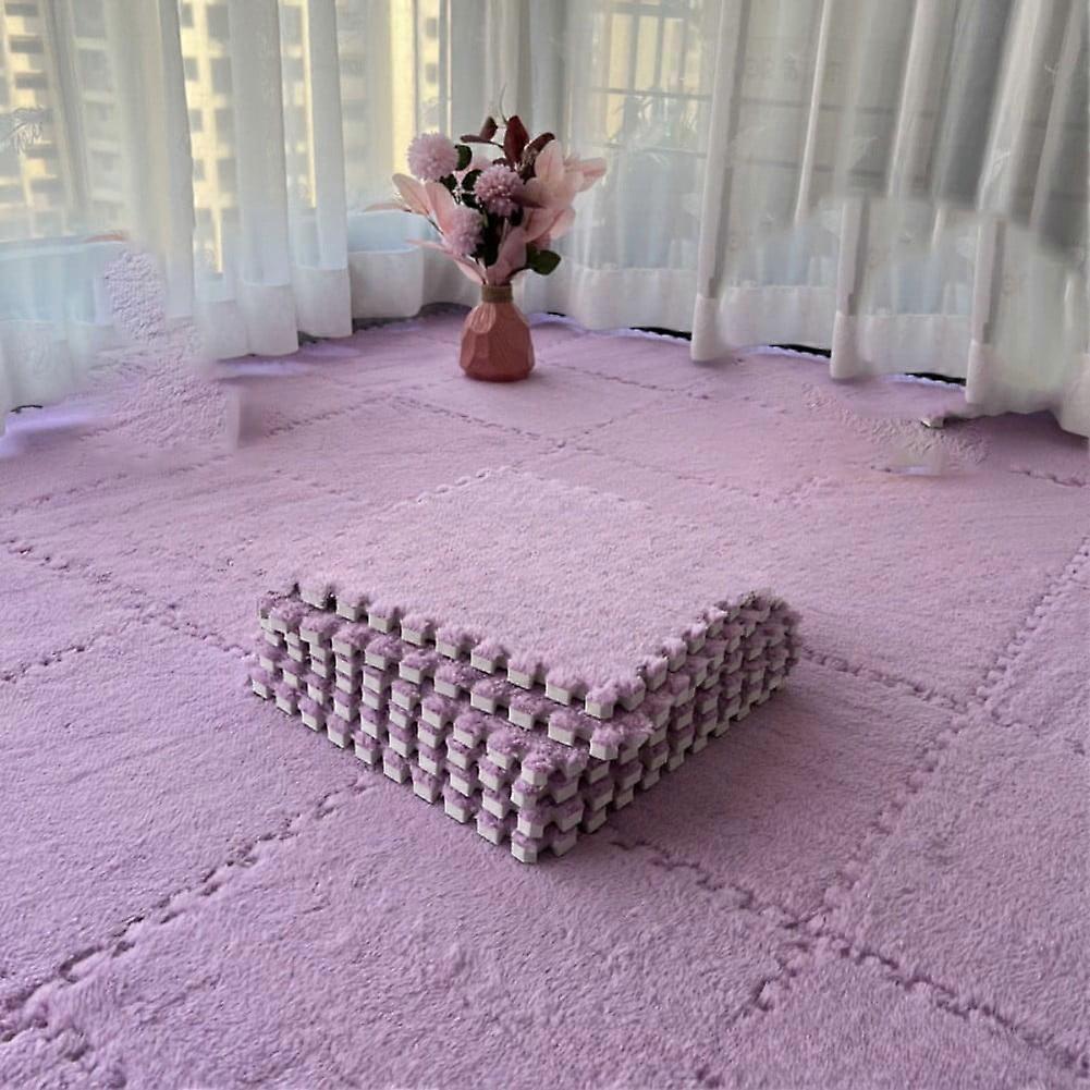 Soft Interlocking Plush Foam Floor Mat Square Tiles for Comfortable Flooring