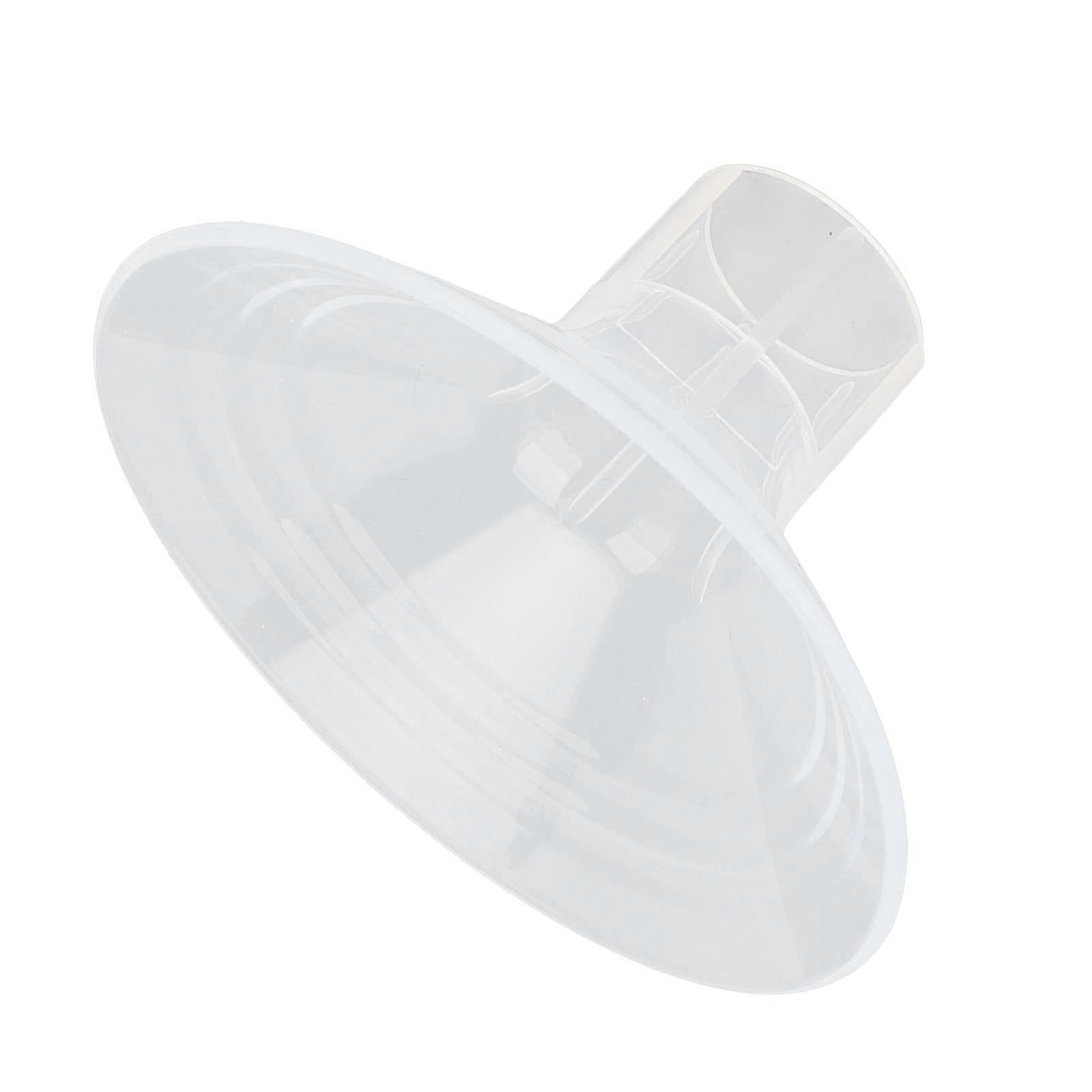 Breast Pump Flange Soft Silicone Shield with Plug Connector for Comfortable Easy Assembly