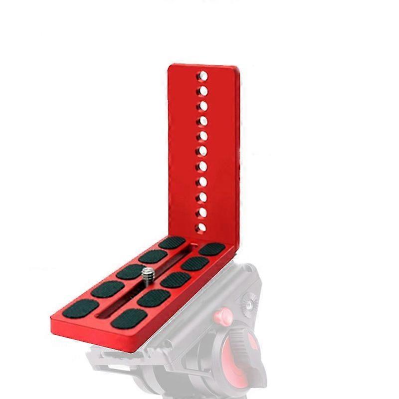 Red Vertical Shoot Quick Release L Plate Bracket Base Holder