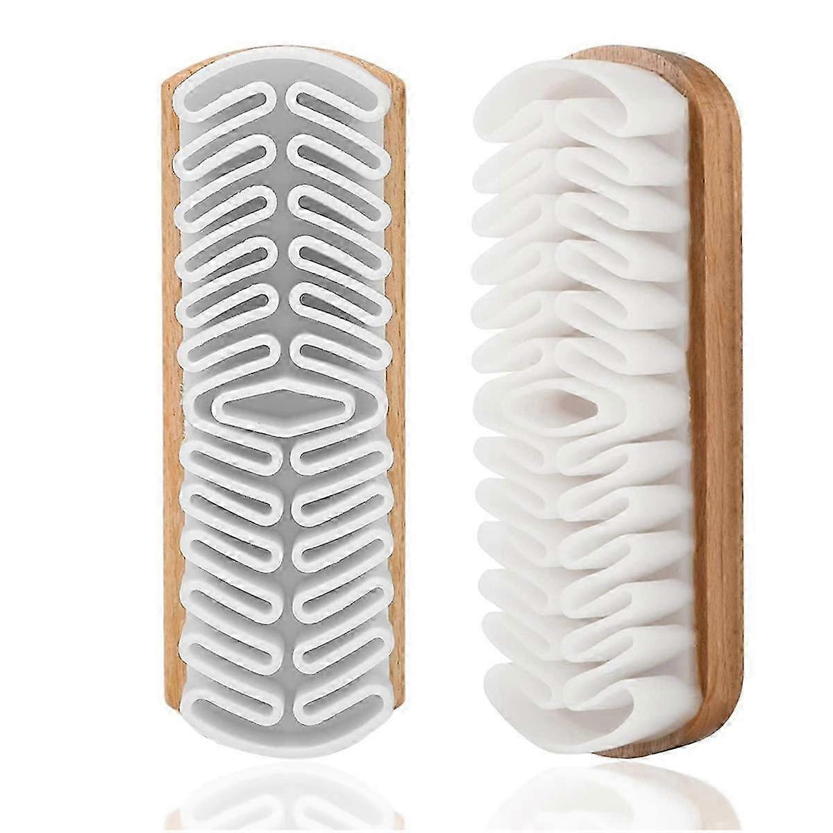 2 Pcs Suede Shoe Brush & Cleaner Kit