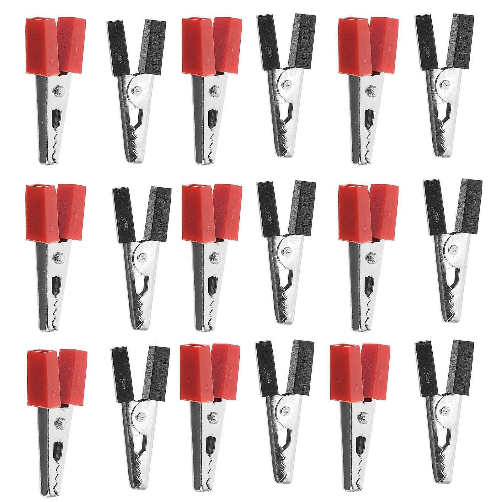 Clips Battery Clips for Connecting 40Pcs Electrical Test Leads Assorted Color