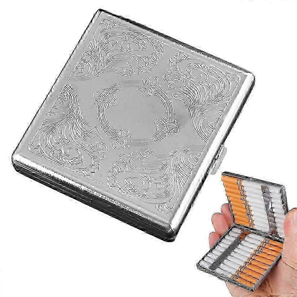 1 metal embossed cigarette case