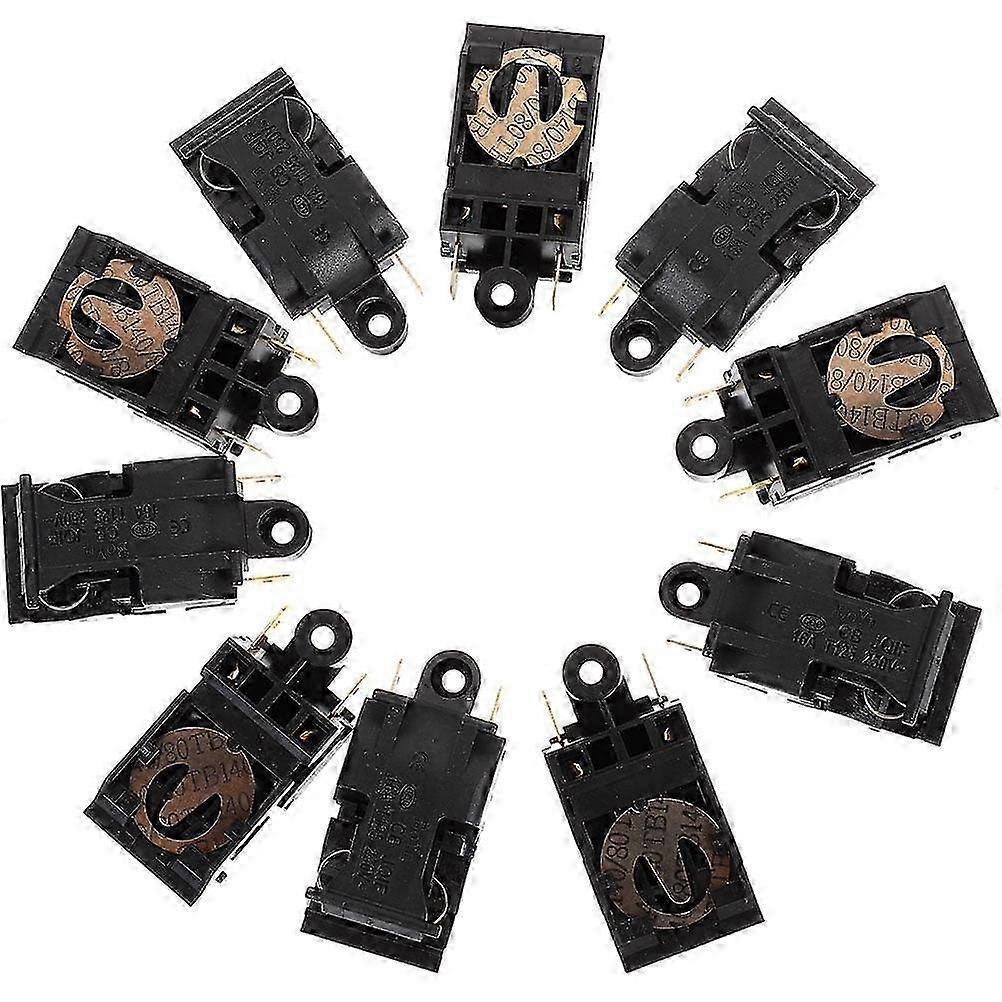 Multi Function Tool Electric Kettle Switch Thermal Control Fuse Steam Copper 10 Pcs