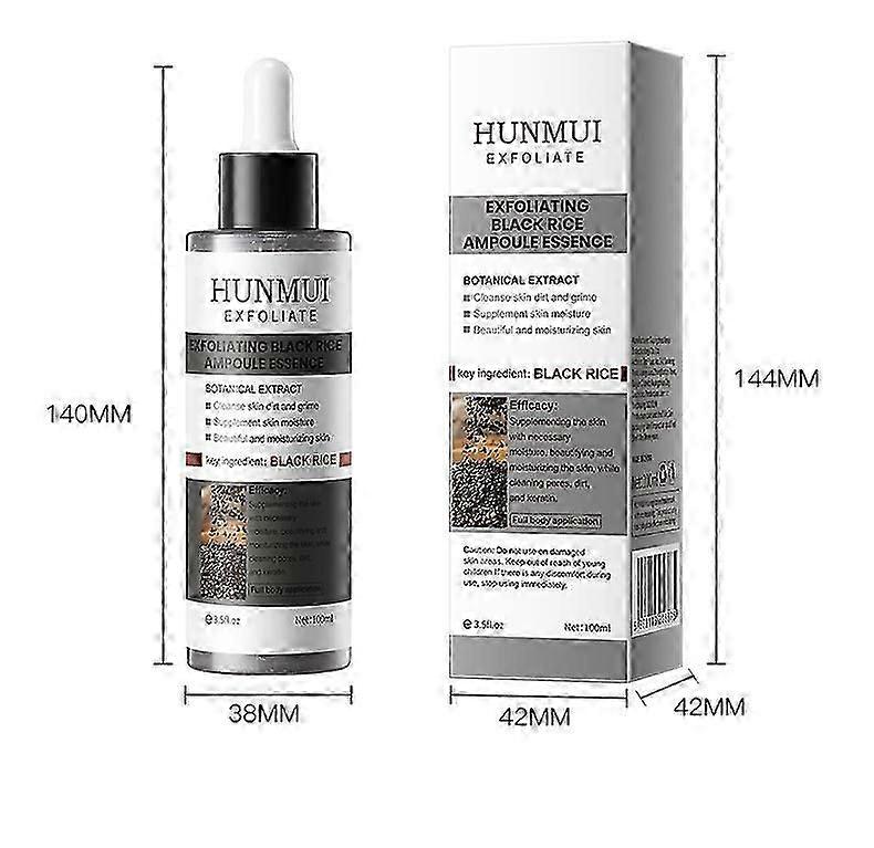 PEEL SHOT GLOW EXFOLIANT RISAMPULL (VITT RIS/SVART RIS)