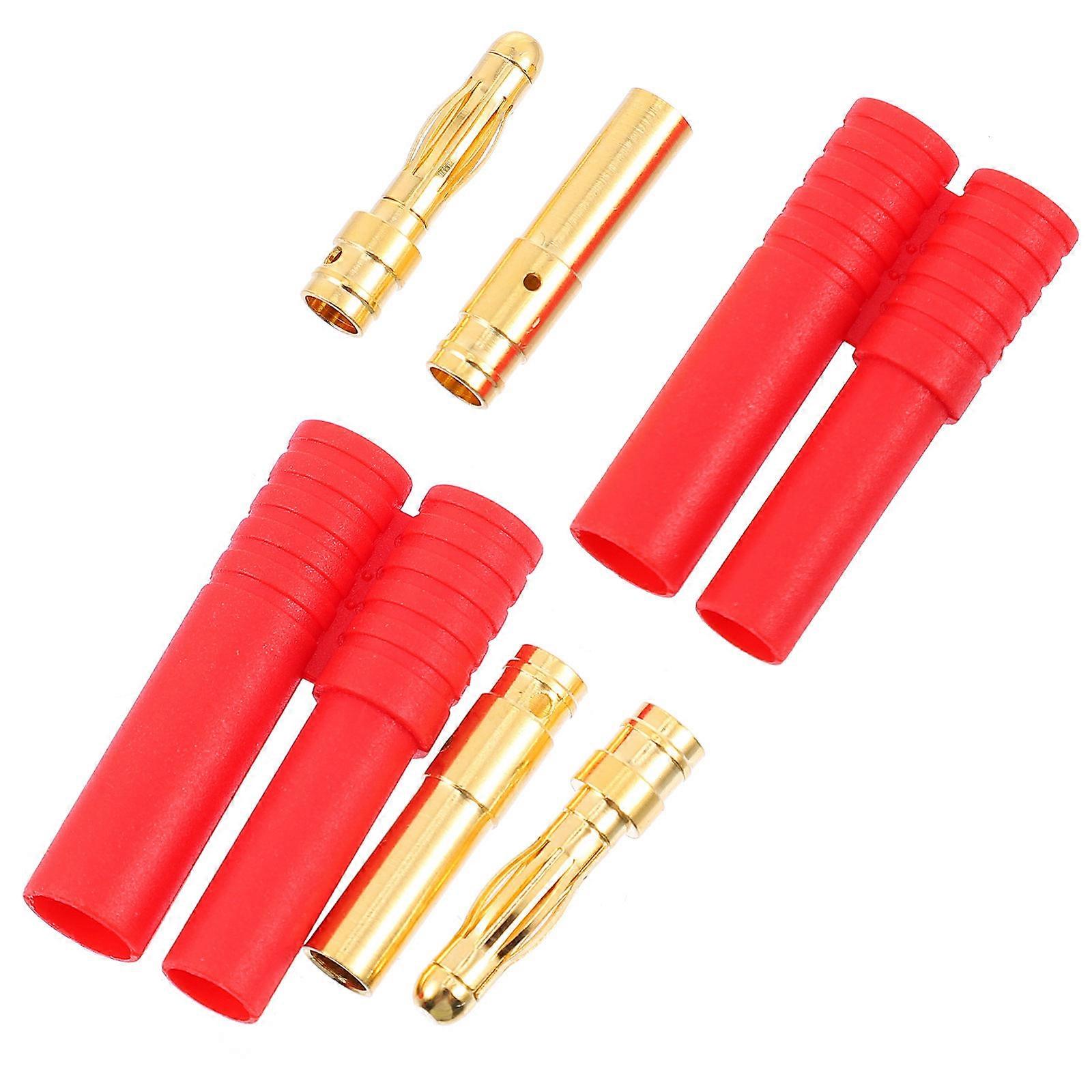 Replacement Banana Plug Insert Socket Adapter for Speaker 2Pcs Bullet Connectors