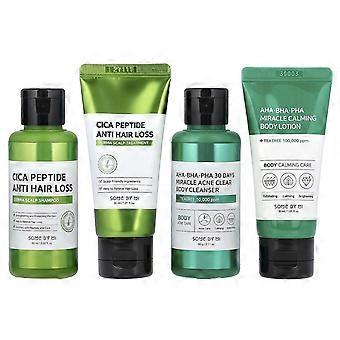 SOME BY MI, Miracle Hair & Body Starter Kit, 4 Piece Kit