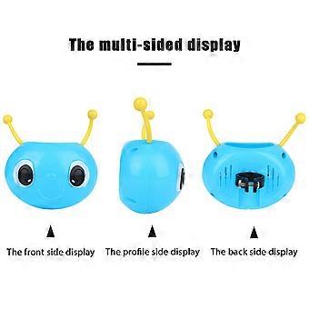 Children Scooter Basket Plastic Worm Pattern Scooter Front Handlebar Carrier Rack (Blue)