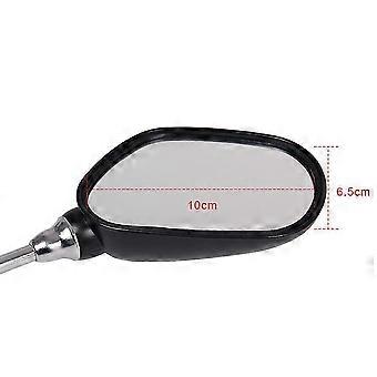 Bike Handlebar Rearview Mirror, Durable Bicycle Accessories, Wide Viewing Angle, 29x6.5cm, 1 Pair