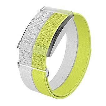 For COROS Heart Rate Monitor xDfind Metal Buckle Feather Yarn Breathable Nylon Quick-release Watch Band