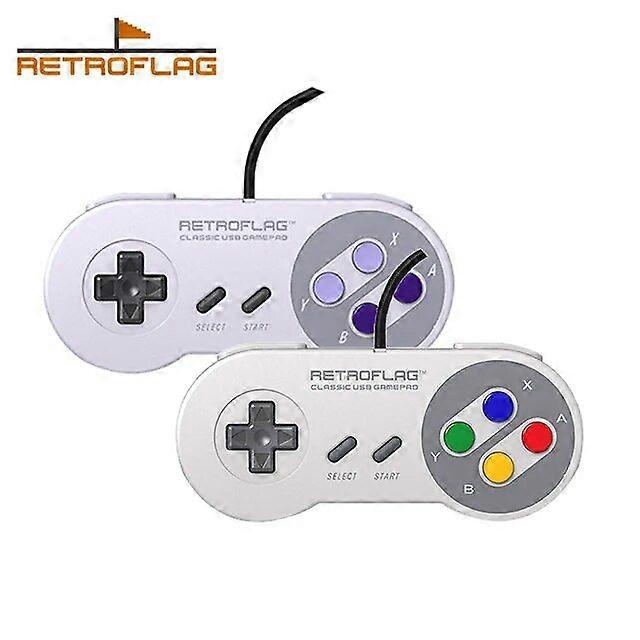 2PCS Retroflag Classic USB Wired Controller Gamepad Handle for Raspberry Pi Windows Nintendo Switch