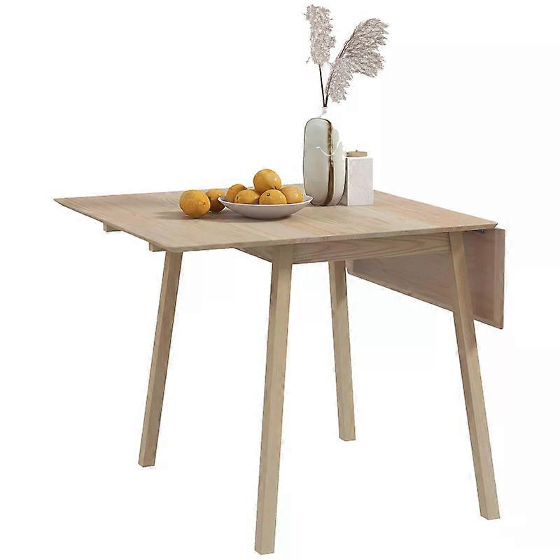 Rectangle Solid Wood Folding Table for Small Space