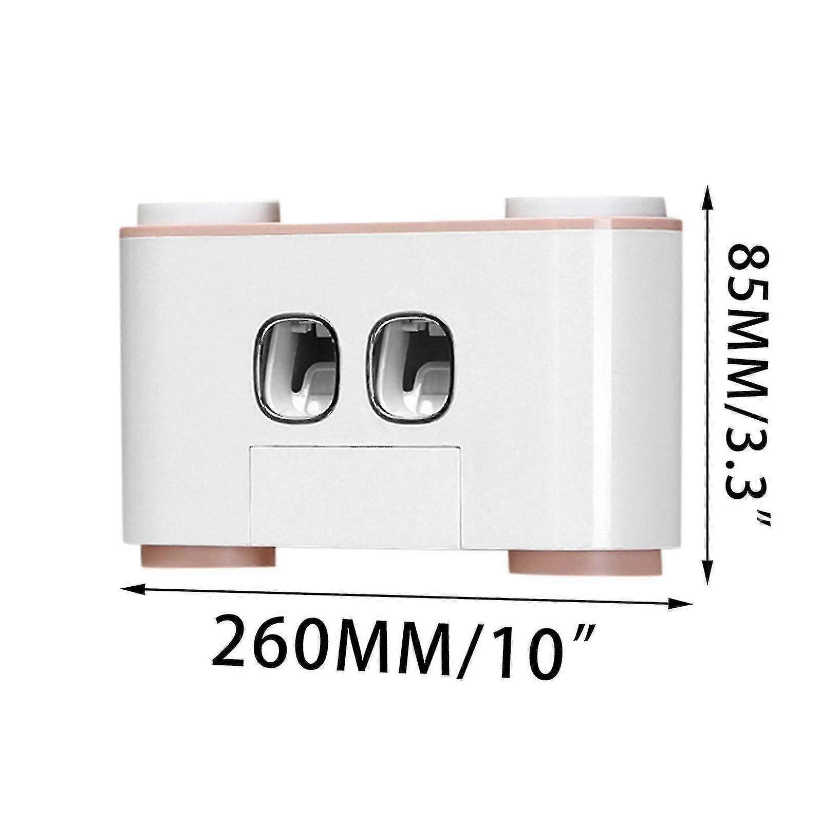 Automatic Auto Squeezer Toothpaste Dispenser Cup Set Wall Hanging Box