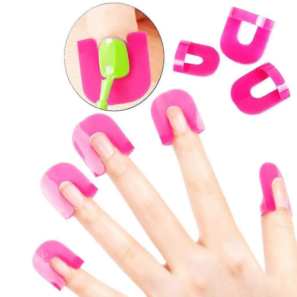 26pcs Reusable Soft Plastic Nail Polish Stencil
