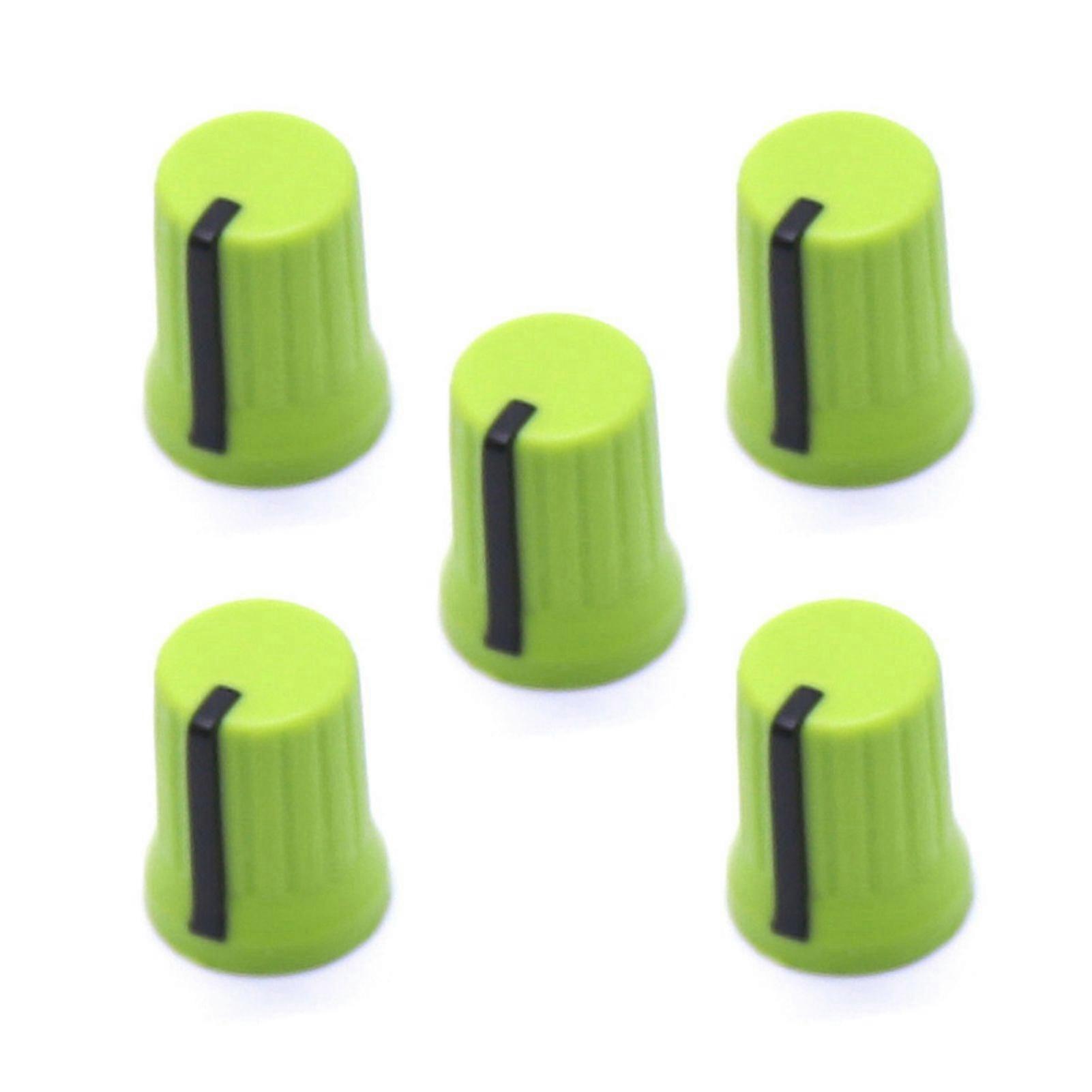 5Pcs Universal EQ Rotary Potentiometer Fader Knobs
