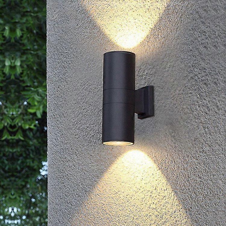 Outdoor Double Head Wall Light Waterproof Up Down Sconce
