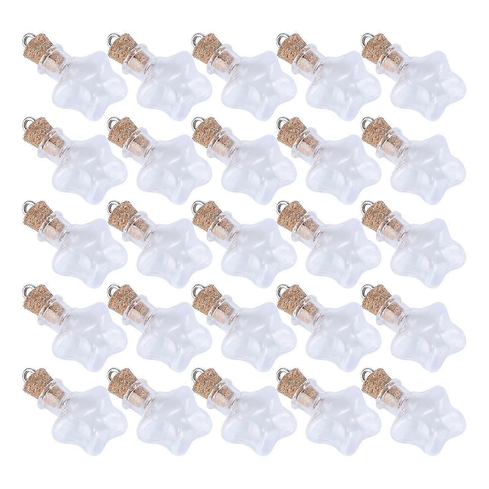 Mini Drift Bottle Pendant DIY Accessory for Wish Bottle Craft 50Pcs Pack