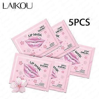 5/10 szt. maseczek do ust, pielęgnacja ust, nawilżanie, naprawa, rozjaśnianie linii ust, żelowe plastry do ust, płatki do ust, produkty do pielęgnacji