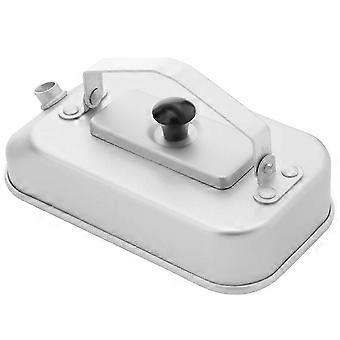 Chaleira de alumínio para camping, ideal para ferver água.