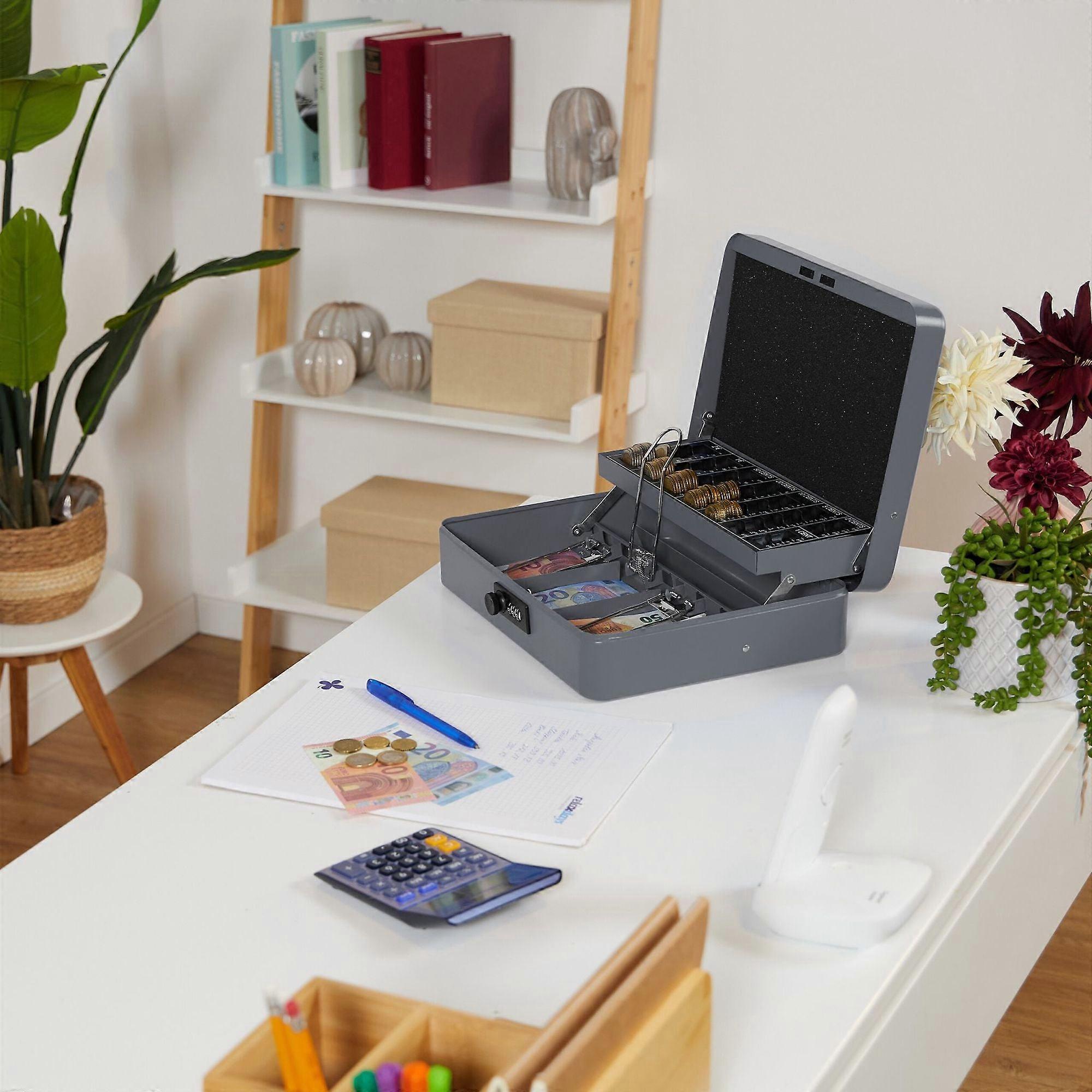 Cash drawer with combination