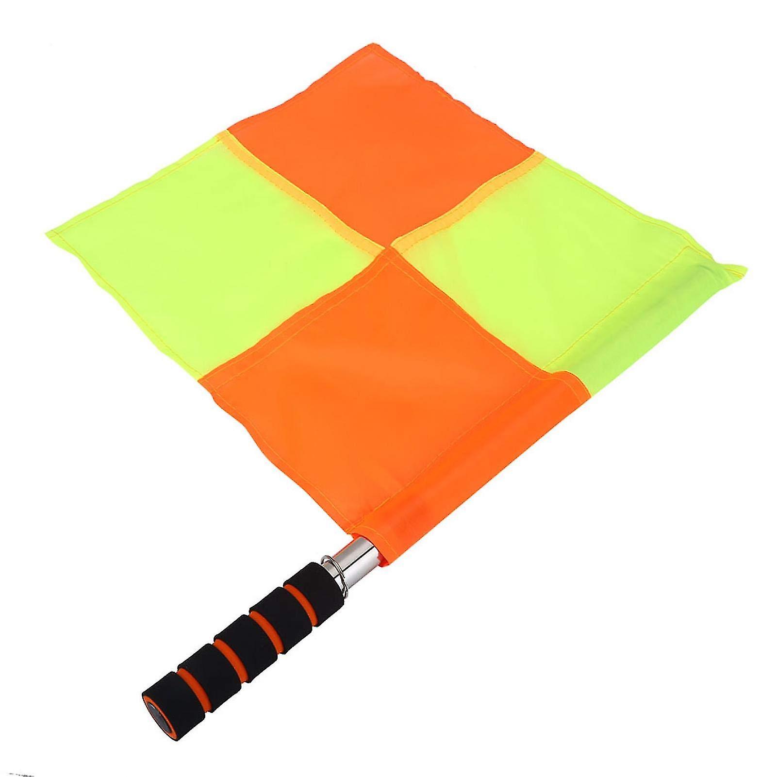 2pcs Schiedsrichter Flagge Linienrichter Flagge Wasserdicht Sport