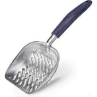 Cat Litter Scoop Solid Aluminum Alloy Sifter Deep Shovel With Flexible Long Handle