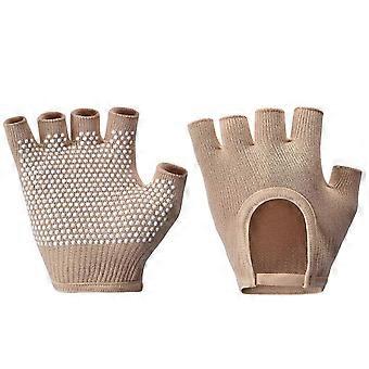 Luvas Esportivas Luvas de Pilates Respiráveis Luvas de Ginástica Confortáveis Luvas de Meio Dedo Luvas de Ciclismo Acessórios Esportivos Verde Malaquita