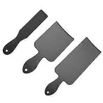 1Pc PVC Praktische Haarkleuring Verven Gereedschappen Professionele Haartint Verven Highlighting Board Kappersaccessoires voor Thuis Kapperszaak (Zwart)
