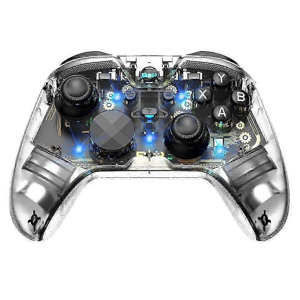 G6Pro RGB Wireless Game Controller for Switch/Switch 2/IOS/Android Bluetooth Double Hall Trigger Gamepad