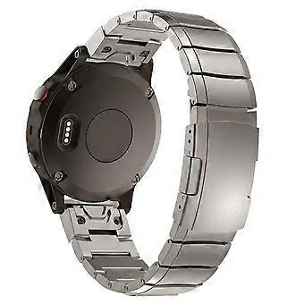 Titanium Quick Fit Watch Band for Garmin Fenix 8 Tactix Instinct, Lightweight Durable 22mm Strap