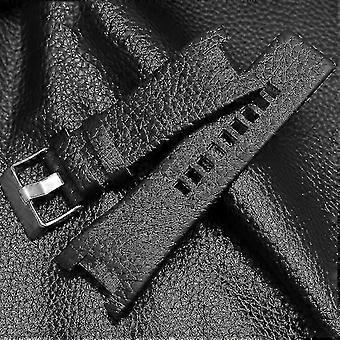 32mm Notched Leather Strap for Diesel DZ1216, DZ1273, DZ4246 Watch