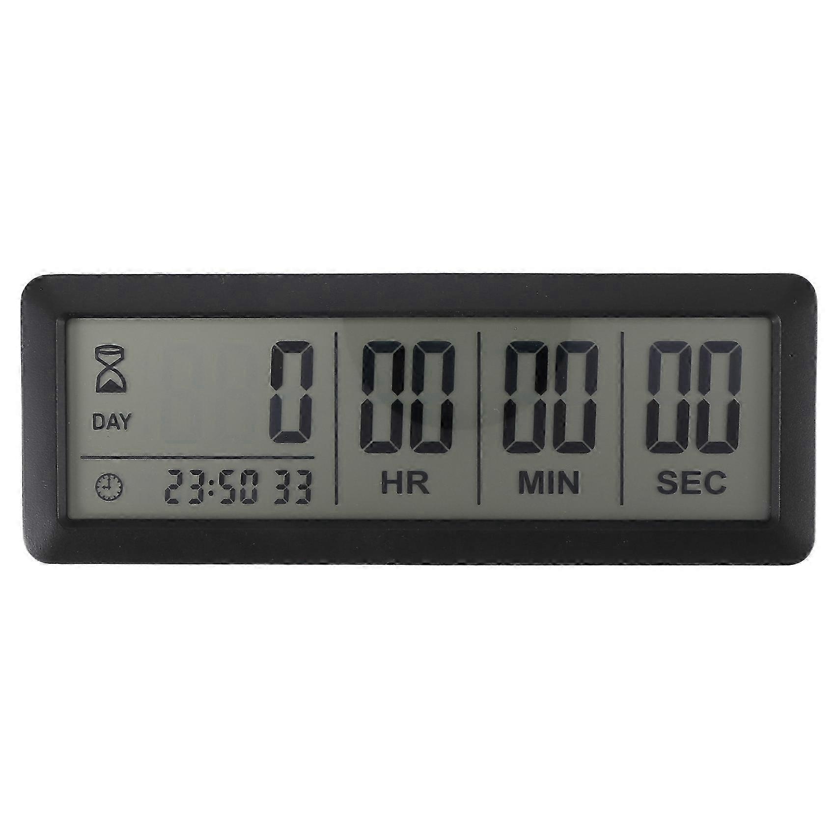 999 Days Count Down Clock Timer compatible with Graduation Lab Kitchen (Black)