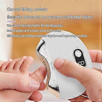Cortauñas eléctrico para uñas gruesas, recortador de uñas recargable por USB.C2