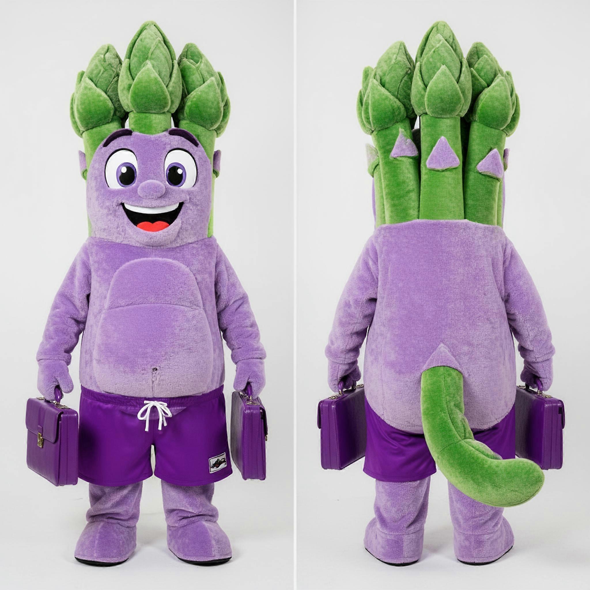MASTICOT Lavender Vibrant Asparagus Mascot