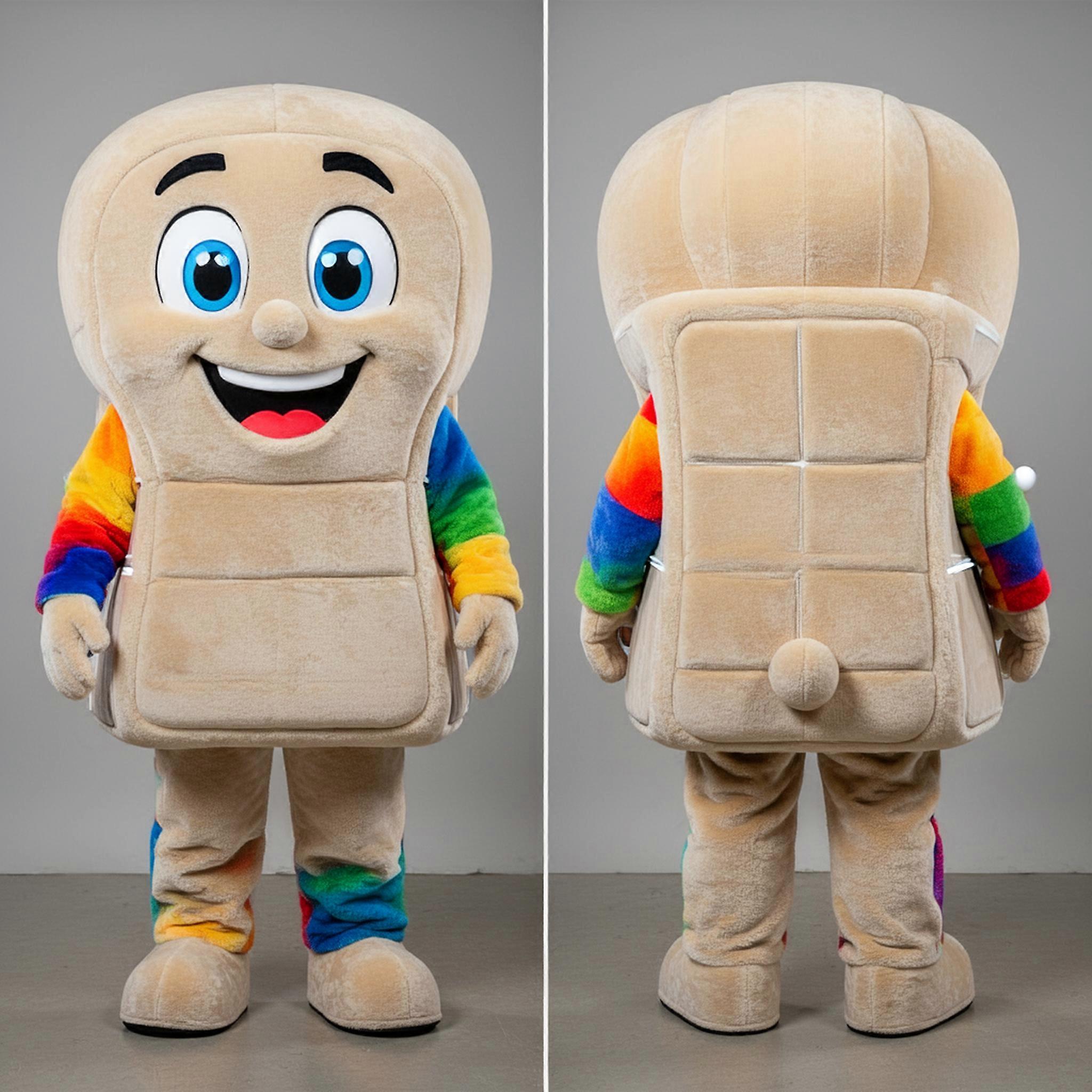 MASTICOT Beige Rounded Ping Pong Table Mascot