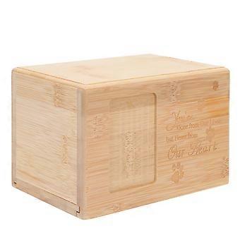 Bamboo Pet Urns Cinerary Casket for Storage 1Pcs Durable Funeral Supplies