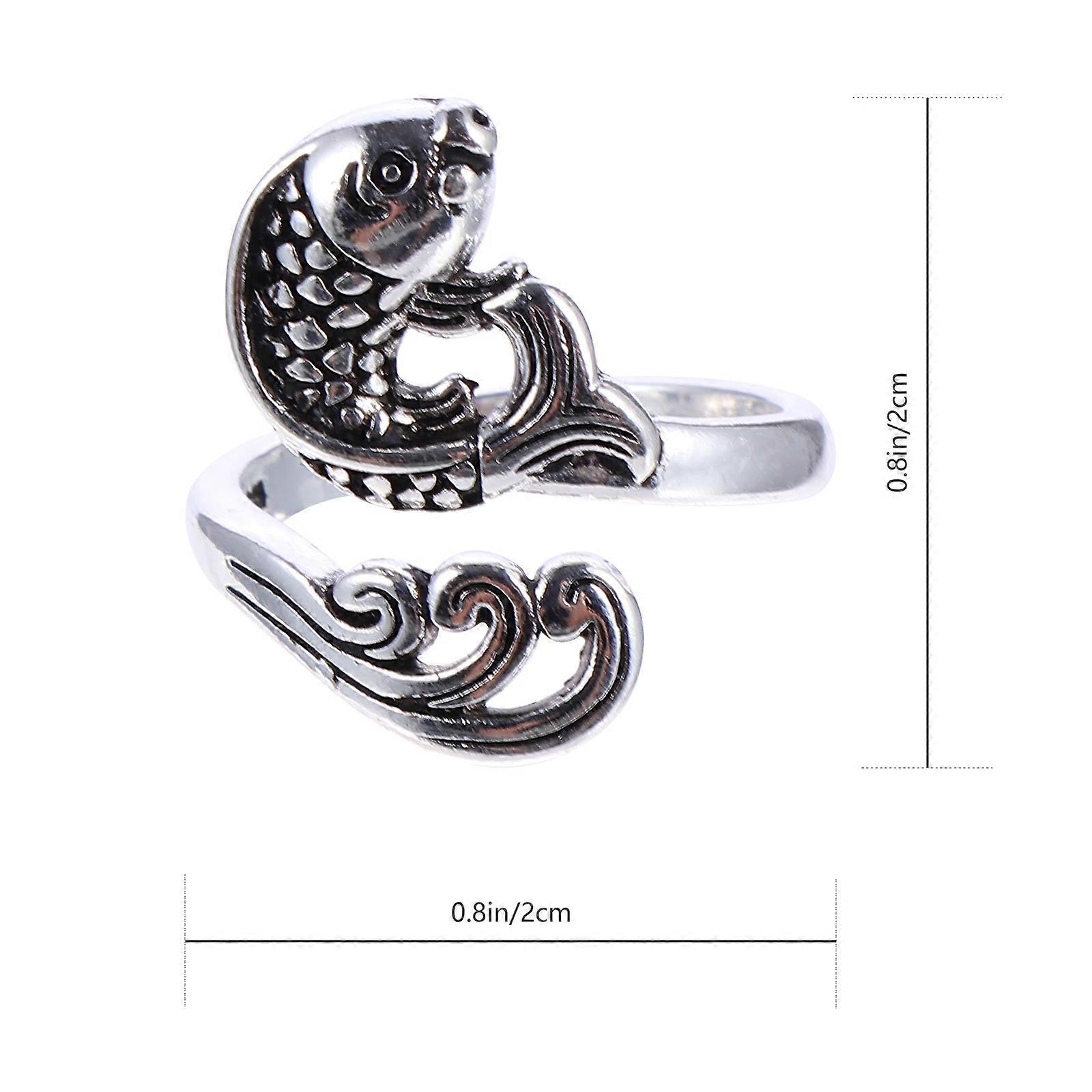 Thimble Yarn Ring Knitting Loop Ring for Sewing 2Pcs Silver Metal Adjustable