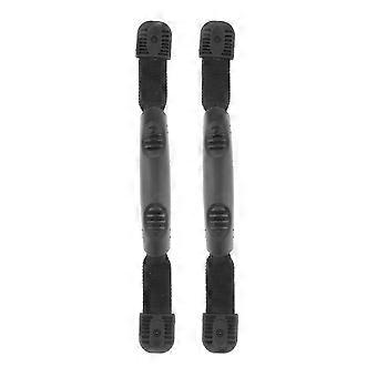 2 Pcs Kayak Canoe Side Mount Handle Pvc Plastic Boat Paddle Durable Grab Pulls - 1 Single Hole