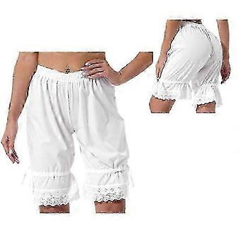 Vintage Alusvaatteet Shortsit Nainen Tyttö Röyhelö Rusetti Bloomers Housut Historiallinen Halloween Cosplay Asu