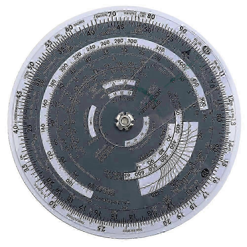 6-Inch Circular E6B-R Aviation Slide Rule
