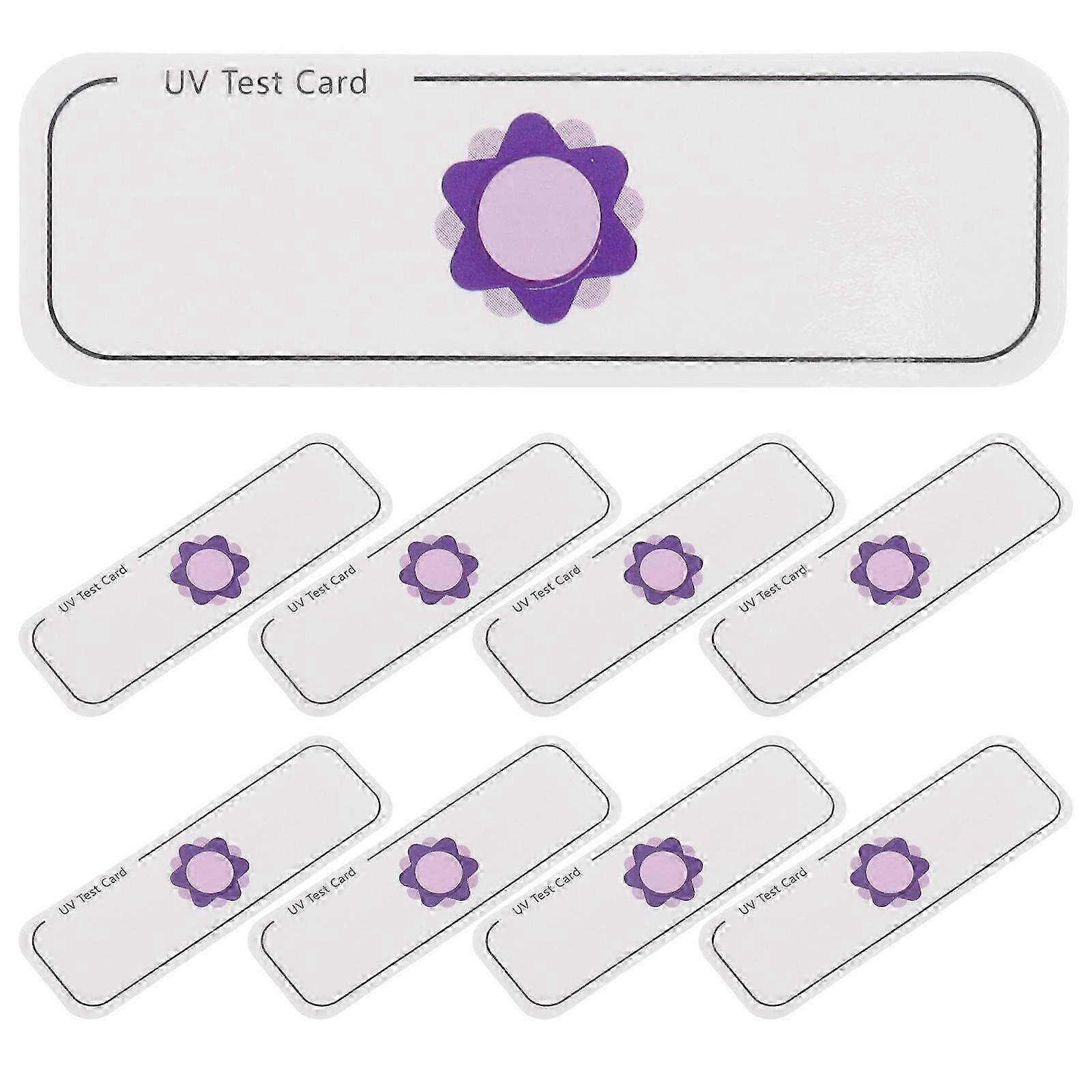Uv Testing Cards Uva Indicator Paper compatible with Testing 40Pcs Practical Use