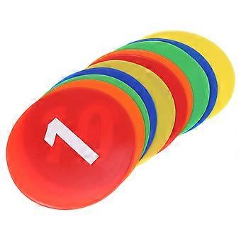 Soccer Marker Dishes Spot Markers for Training Use 1Set Reusable PVC