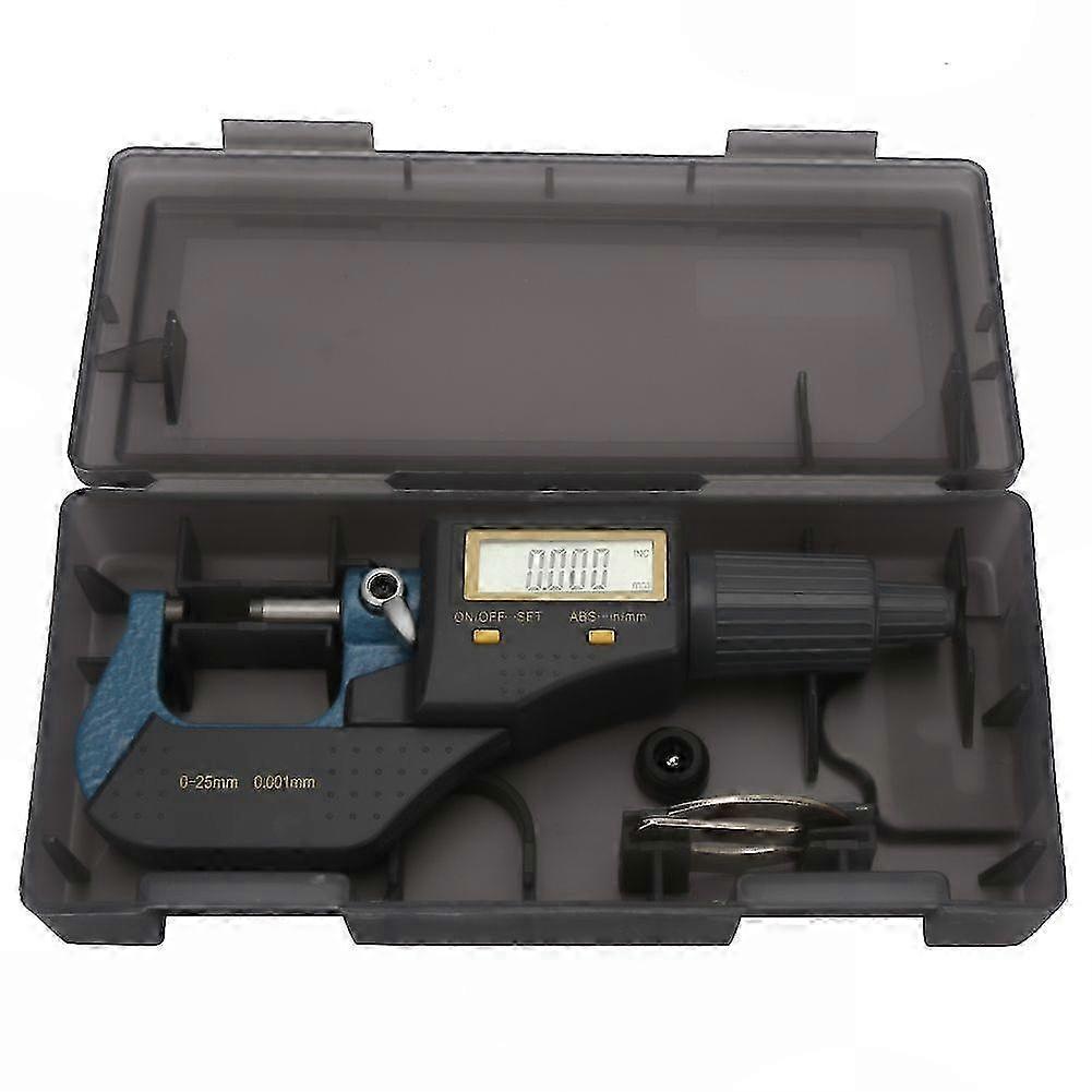 Electronic Digital Outer Diameter Micrometer 0-25mm Range, 0.001mm Resolution