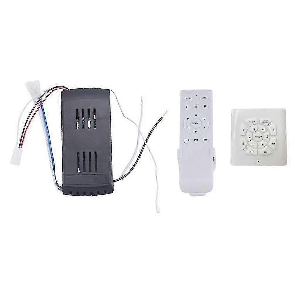 Universal Ceiling Fan Remote Control Kit 40W 6-Speed Timing Function Replacement Remote compatible withLights & DC Ceiling Fans